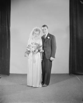 Mr. and Mrs. K. Humphrey [wedding portrait]