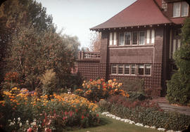 Garden and house at 1402 McRae Avenue