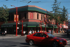 Toronto Dominion Bank building at northeast corner of Main and Pender Streets