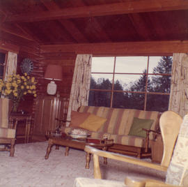 Interior of Panabode cottage