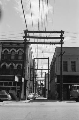 [View east down Trounce Alley (Blood Alley) from Abbott Street]