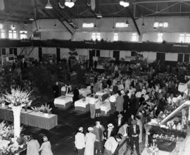 1953 P.N.E. Horticultural Show exhibits in Forum building