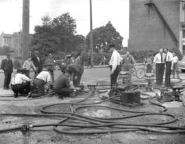 A.R.P. civil defence pump pool