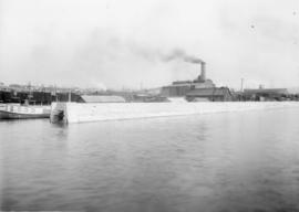 Sewer construction, possibly on Venables Street