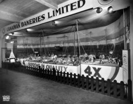 Canadian Bakeries display of 4X brand bakery products