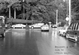 Boundary [Road] and 45th [Avenue looking] east