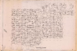 Sectional map of Vancouver showing streets, block and lot outlines, and building perimeters : Map...