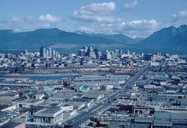 [Northwest facing cityscape view of Mount Pleasant and Downtown]