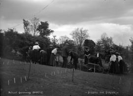 School gardening - digging the border