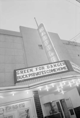 Odeon Theatres : Marpole Theatre at night