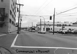 Commercial [Drive] and Powell [Street looking] east