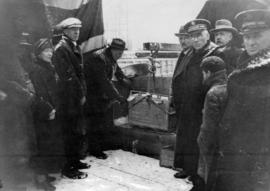 [Cornerstone ceremony for the Salvation Army's new Grace Hospital - at 26th Avenue and Heather St...