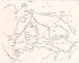 Map of early Chilliwack district