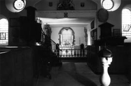 Interior view of the Church of St. Peter looking towards altar