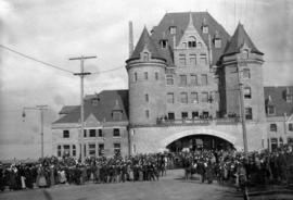 C.P.R. Station at the foot of Granville Street