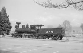 [C.P.R. locomotive No. 374, Kitsilano Beach]