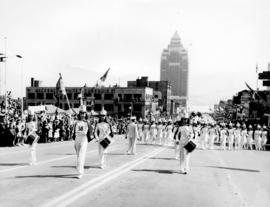 [A Victoria Girls Corps in the Diamond Jubilee Parade]