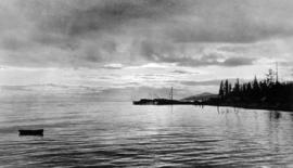 Looking west from North Vancouver towards Cypress Point Cannery