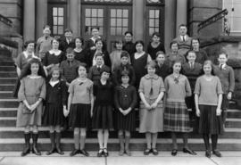 Class portrait at Lord Tennyson School