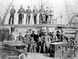 Group H.M.S. Reindeer [Officers] Esquimalt 1868