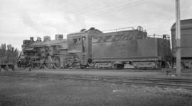 C.N.R. Steam, Pass. Eng. #5122 at Kamloops