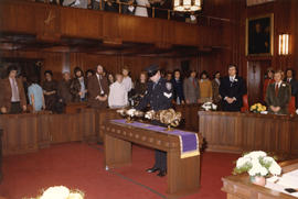 Mace on display at Mayor Arthur Phillips inauguration