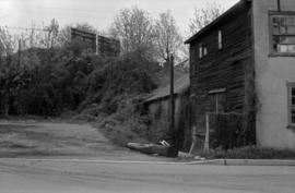 Parking lot beside the Brake and Drum building