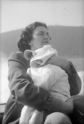 [Bowen Island scene from boat trip March 7, 1953]