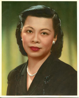 Jessie Chow - 1945 - colourized