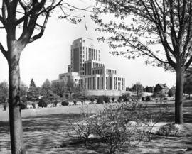 [View of City Hall from Normal School grounds]