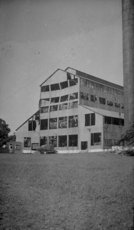 Damaged building, sugar factory