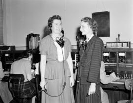 [Two B.C. Telephone operators]