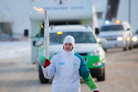 Day 071, torchbearer no. 007, Stephanie R - Portage la Prairie