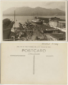 Looking N across harbour, Vancouver, B.C.