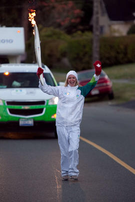 Day 002, torchbearer no. 114, Erica Finnson - Ladysmith, Sooke