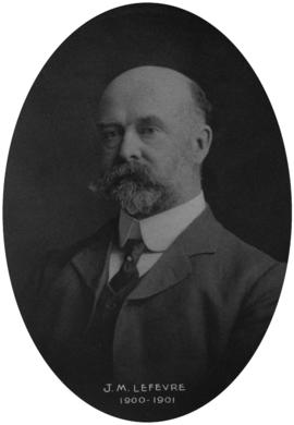 J.M. Lefevre : 1900-1901
