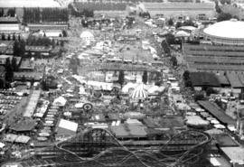 Aerial view of P.N.E. grounds