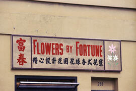 Pender Street - 420 [Sign for Flowers by Fortune]