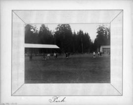 [Lacrosse at Brockton Point grounds in Stanley] Park