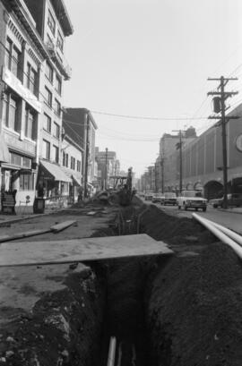 [Water Street construction]