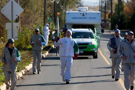 Day 002, torchbearer no. 080, Michael Burgess - North Cowichan, Sooke