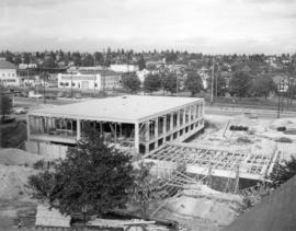 [The extension of the Kerrisdale Community Centre under construction]