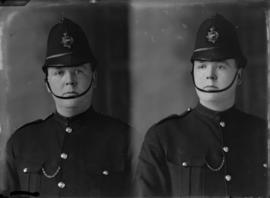 Two headshots of a member of the Vancouver Police