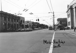 Main and Hastings [Streets looking] south