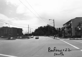 Renfrew [Street] and 22nd [Avenue looking] south