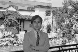 Businessman Ron Shon at Dr. Sun Yat-sen Garden