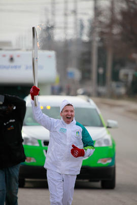 Day 056, torchbearer no. 072, Dave R - Strathroy