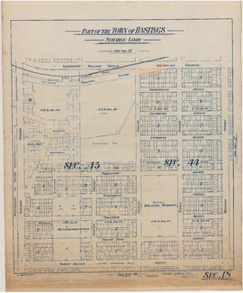 Part of the town of Hastings. Suburban lands (section 18)