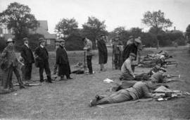 Canadian Team at Practice, Bisley