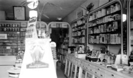Interior view of Bert A. Emery Drugs Ltd.